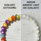 Regenbogen Katzenauge Perlenschmuck – Halskette, Armband, Fußkette & Handyband