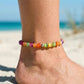 Regenbogen Katzenauge Perlenschmuck – Halskette, Armband, Fußkette & Handyband