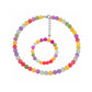 Regenbogen Katzenauge Perlenschmuck – Halskette, Armband, Fußkette & Handyband
