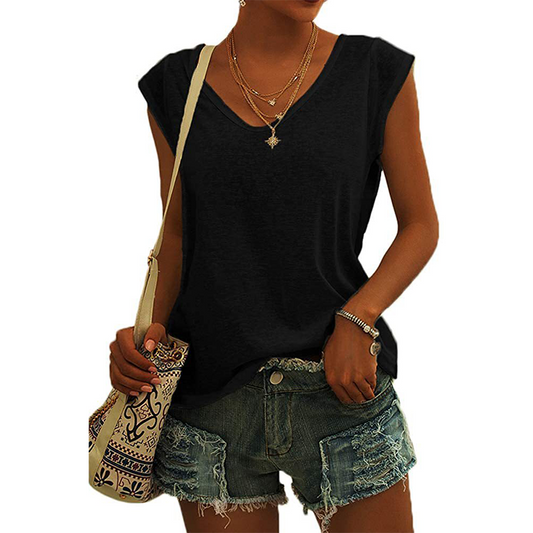 ✨ Jetzt 55% Rabatt zum Halben Preis  🔥 Lässiges Damen-Tanktop mit V-Ausschnitt und lockerer Passform 👚 Weich & atmungsaktiv für den Alltag ☀️ Viele schöne Farben verfügbar 🎨