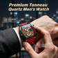Men's Tonneau Quartz Watch