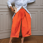 👖 LIMITIERTES ANGEBOT: 50% RABATT! ✨ Damen faltbare weit geschnittene Hosen – verkürzt, elastische Taille, 7 Farben 🍁