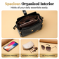 ✈️Versandkostenfrei👜 BEGRENZTE ZEIT 50% RABATT! ✨ Glänzende Krokodilmuster Damenhandtasche – Strukturiert, Goldene Beschläge, Geräumig & Schick 💼