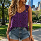 Sommer-Tanktop für Damen mit Blumenmuster