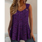 Sommer-Tanktop für Damen mit Blumenmuster
