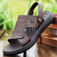 Herren-Sandalen aus PU-Leder, wandelbar