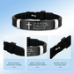 Armband mit inspirierendem Bibelvers und Kreuzmotiv