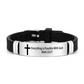 Armband mit inspirierendem Bibelvers und Kreuzmotiv