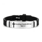 Armband mit inspirierendem Bibelvers und Kreuzmotiv