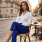 Bequeme Damen-Stretch-Caprihose mit Bauchweg-Effekt