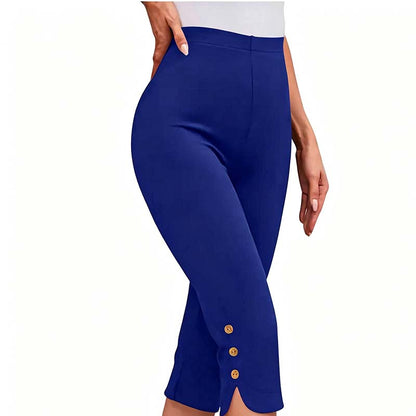 Bequeme Damen-Stretch-Caprihose mit Bauchweg-Effekt