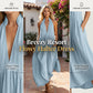 ✨🔥Sommerliches Maxikleid für Damen mit Neckholder und V-Ausschnitt