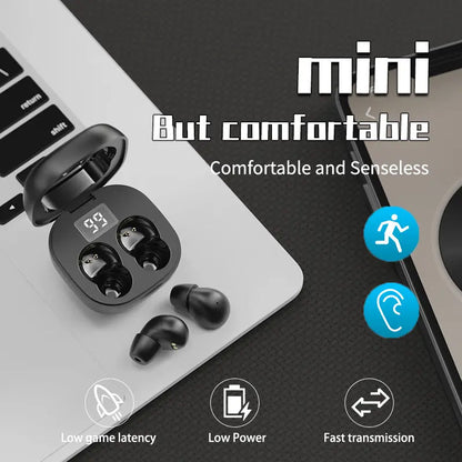 🎧Mini Kabellose Ohrhörer mit LED Digital Display Ladecase🎶✨
