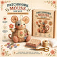 🎁✨ Handgefertigtes Nähset für eine Vintage-Maus aus Plüsch 🧵