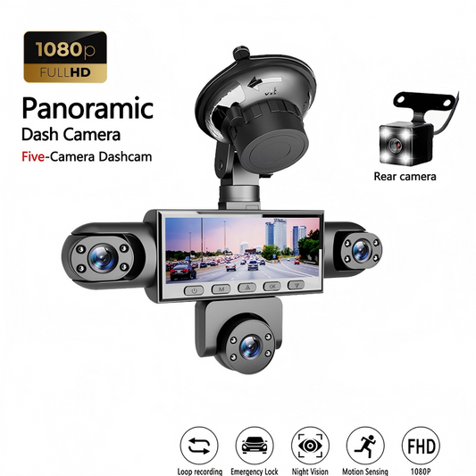 🚗📹 HD 1080P Multi-Lens Dash Cam with Night Vision – 50% RABATT! Mehrere Linsen, klare Sicht bei Tag & Nacht. 🔥✨