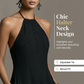 👗 NUR FÜR KURZE ZEIT: 50 % RABATT! ✨ Elegantes, ärmelloses Neckholder-Maxikleid für Damen