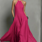 👗 NUR FÜR KURZE ZEIT: 50 % RABATT! ✨ Elegantes, ärmelloses Neckholder-Maxikleid für Damen