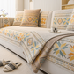 🛋️🌼 Boho-Stil Chenille Sofaauflagenbezug | Rutschfest & Weich für Ihr Wohnzimmer✨