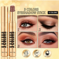 💄🎨 3-in-1 Farbverlauf Lidschattenstift Einfaches Make-up