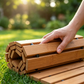 🏡Ausrollbarer Holz-Gartenweg🌲