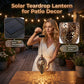 Solarbetriebene Tropfenlaterne für Gartendekoration