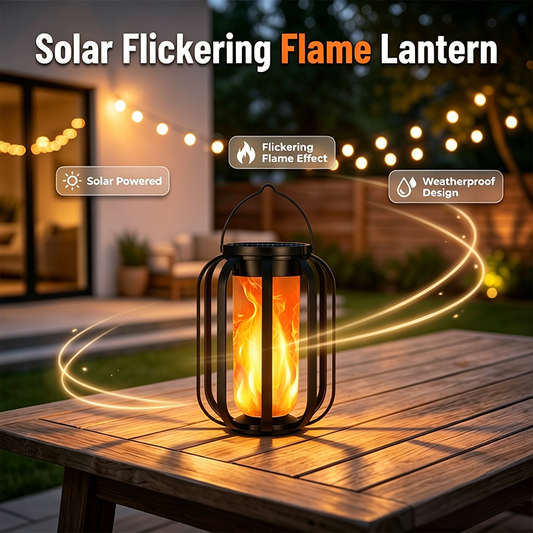 🏮 JETZT 50% RABATT! ☀️ Solar-Flackerflammen-Laterne – Wasserdicht & automatisch – Realistisches warmes Licht, perfekt für Terrassen, Gärten oder Wege – kein Kabel nötig 🌙
