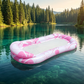 Aufblasbarer Pool-Float-Hängematte mit Netzmitte
