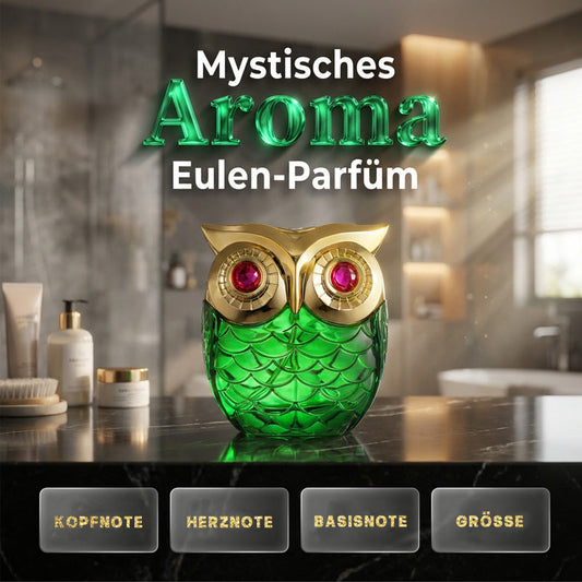 ✨ Eau de Parfum Hibou Mystique – Flacon Élégant, Senteur Envoûtante & Longue Durée 🌙💎