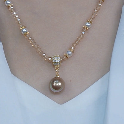 ⏳Zeitlich begrenzt 50% Rabatt⏰Elegante synthetische Perlenkette für Damen📿