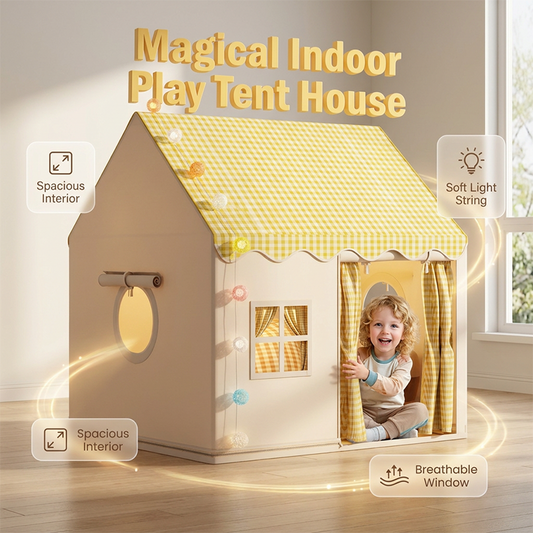 🏰 JETZT 50 % RABATT! ⏰ Kinderspielzelt „Schloss“ – Geräumig und einfach aufzubauen – Atmungsaktiver Stoff, ideal für Spaß drinnen und draußen – regt zum fantasievollen Spielen an ✨🧸