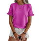 👚 50% RABATT! ✨ Elegantes Damen-Rüschenärmel-Sommeroberteil – Leichter Stoff & romantischer Look – Perfekt für warme Tage, Büro oder besondere Anlässe – feminin und vielseitig kombinierbar 🌸
