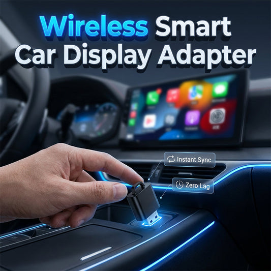 🚗📱 Kabelloser Auto-Display-Adapter – Plug & Play, Sprachsteuerung, nahtlose Synchronisation!