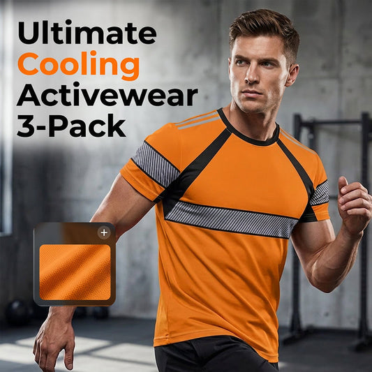 Men's Casual Round-Neck Short-Sleeve Shirt