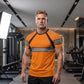 Men's Casual Round-Neck Short-Sleeve Shirt