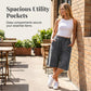 🔥👖 50 % Rabatt! Jeansshorts mit weitem Bein – Bund mit Kordelzug, lockere Passform, leichtes Material – ideal für Strand, Stadt & Alltag. 💨🌸