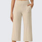 👖 50% RABATT! 🌸 Damen lässige weite Bein Caprihose – Leicht, luftig & vielseitig – Perfekt für warme Tage, Strand oder Freizeit – bequemer Begleiter mit Stil ☀️✨