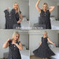 💃 ZEITLICH BEGRENZT 50% RABATT! 🌴 Übergröße Ärmelloses Midi-Kleid für Damen mit Tupfenmuster – Leichtes Sommerkleid