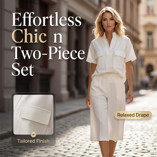 👗 50% RABATT! 🌸 Damen lockeres einfarbiges Zweiteiler-Set – Bequem, vielseitig & stylisch – Perfekt für Alltag, Reisen oder entspannte Stunden – lockerer Schnitt mit modernem Look ✨🌿