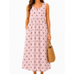 👗 ZEITLICH BEGRENZT 50% RABATT! 🌞 Ärmellose Damen-Maxikleid mit Punktemuster, Taschen, V-Ausschnitt – Sommer-Sundress