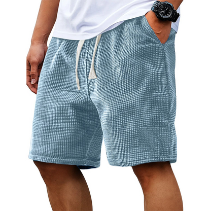✨🩳 50% RABATT! 🌿 Atmungsaktive Waffel-Herren-Freizeitshorts – Leicht, elastischer Bund & lässiger Schnitt – Ideal für warme Tage, Freizeit oder einen entspannten Look – bequem & vielseitig ☀️✨