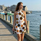 👗50% RABATT!✨Schmeichelhaftes Neckholder A-Linien Kleid – Polka Dot Muster, Ärmellos, Urlaubsbereit 🌸