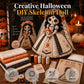 🎁 Neu eingetroffen mit 50% Rabatt!! 🧵Gruseliges Skelett-Bastelset zum Selbermachen, ideal für Halloween Bastelaktivitäten & gruselige Partydekoration