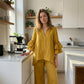 ⏰ Letzte Welle – Lager fast leer – 50% endet jederzeit Minimalistisches Langarm-Oberteil für Damen & Hose mit weitem Bein