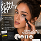 ✨ 50 % RABATT FÜR BEGRENZTE ZEIT! 👁️ 3-in-1 Augen Make-up Set – Eyeliner + Spezialapplikator für untere Wimpern, wasserfest, kinderleicht für perfekte Unterwimpern