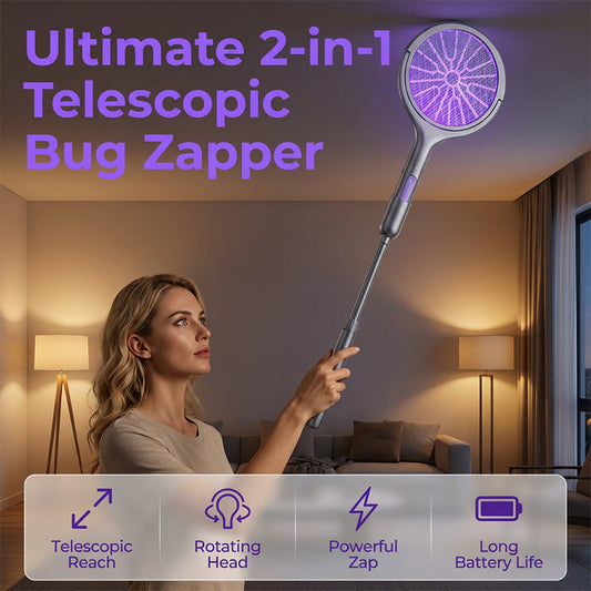 🔥 Heute -50 %! 🦟 Elektrischer 2-in-1-Mückenklatscher