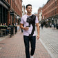 Herren Atmungsaktives Grafik-Print T-Shirt