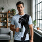 Herren Atmungsaktives Grafik-Print T-Shirt