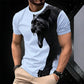 Herren Atmungsaktives Grafik-Print T-Shirt