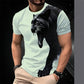 Herren Atmungsaktives Grafik-Print T-Shirt