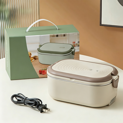 📢📢50% RABATT!! ⏰ Tragbare Elektrische Lunchbox – Aufwärmen ohne Wasser